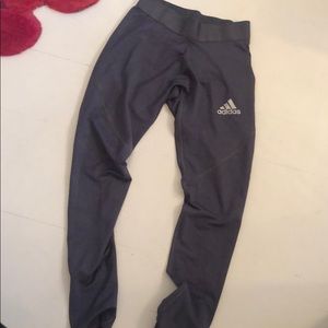 Grey high waisted adidas leggings